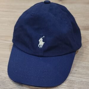 Polo Ralph Lauren 2T - 4T Navy Blue Cap Hst with Embroidered Logo